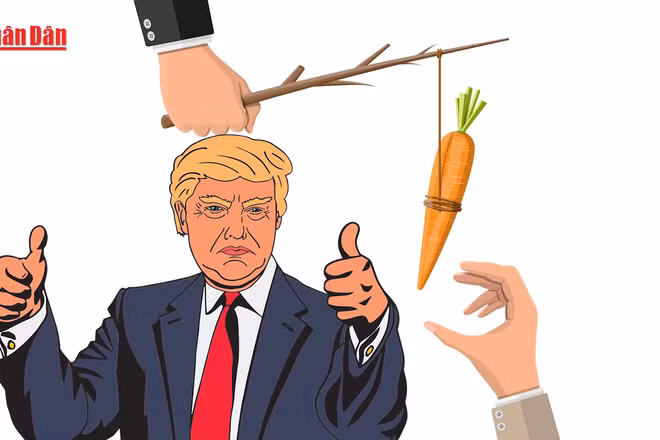 [Video] "Cây gậy và củ cà rốt" của Tổng thống Mỹ Donald Trump