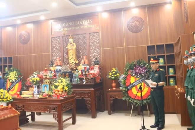 Lễ tưởng niệm ông Nguyễn Xuân Trường - người đã hiến thân xác cho công tác giảng dạy, nghiên cứu khoa học của Học viện Quân y.