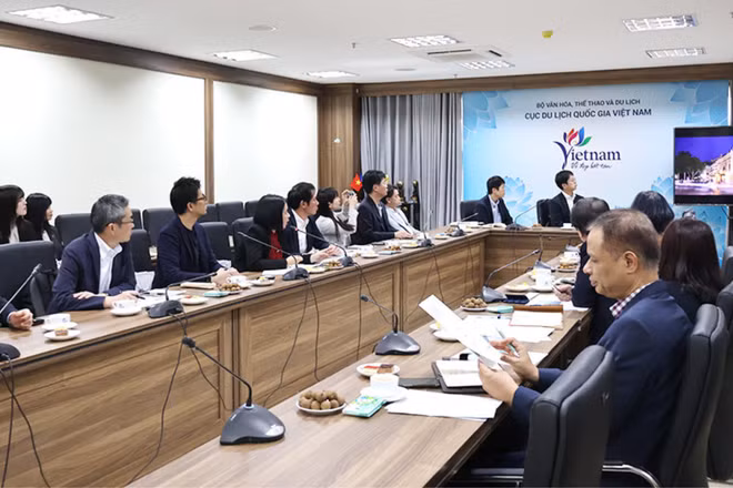 Quang cảnh buổi làm việc. (Ảnh: TITC)