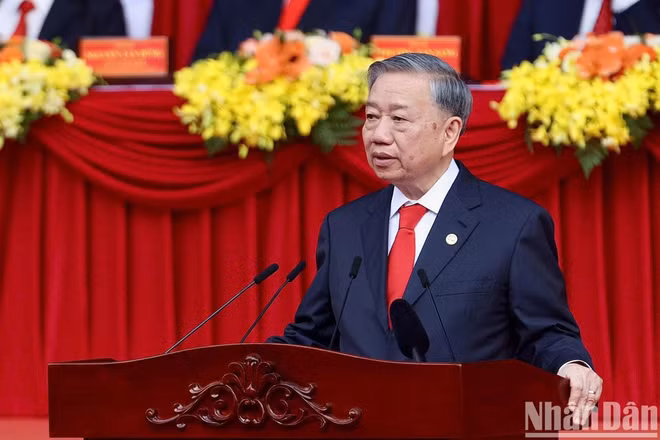 Tổng Bí thư Tô Lâm. (Ảnh: Báo Nhân Dân)
