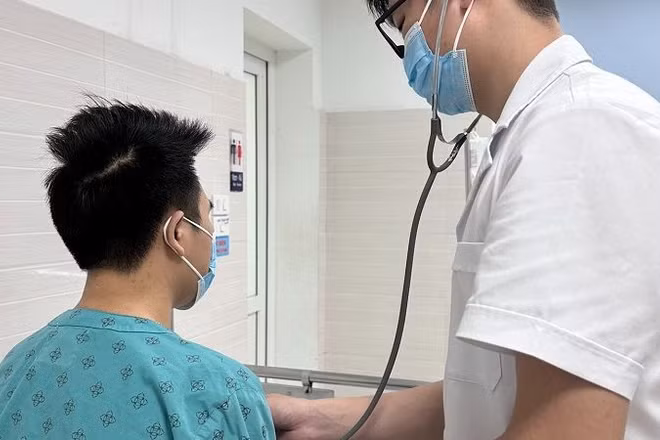 Bệnh nhân lao điều trị tại Bệnh viện Trung ương Quân đội 108.