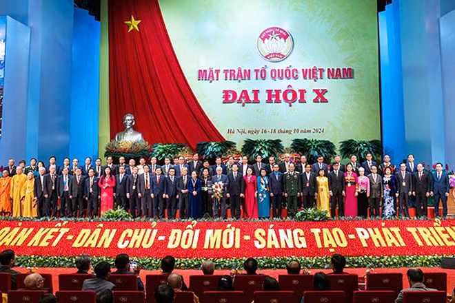Đoàn Chủ tịch Ủy ban Trung ương Mặt trận Tổ quốc Việt Nam khóa X, nhiệm kỳ 2024-2029.