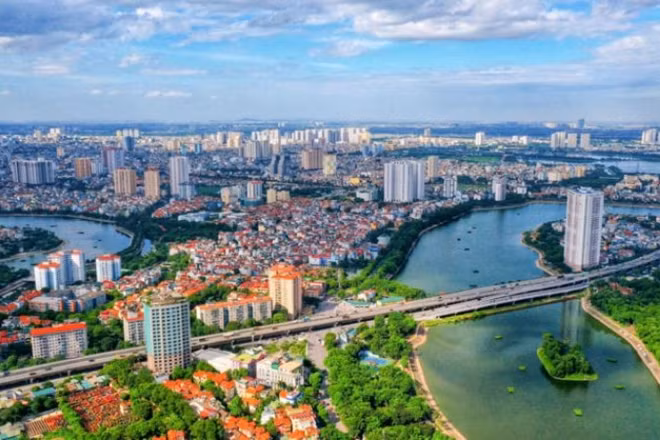 Diện mạo Thủ đô Hà Nội ngày càng văn minh, hiện đại. (Ảnh: Hải Linh)