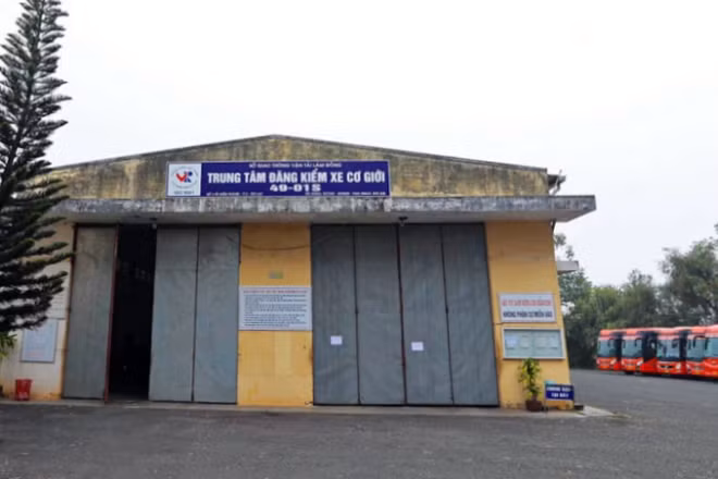 Trung tâm Đăng kiểm xe cơ giới Lâm Đồng vẫn chưa hoạt động trở lại.