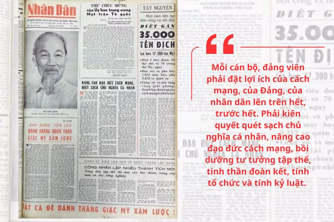 Bài viết của Bác Hồ trên Báo Nhân Dân ngày 3/2/1969.