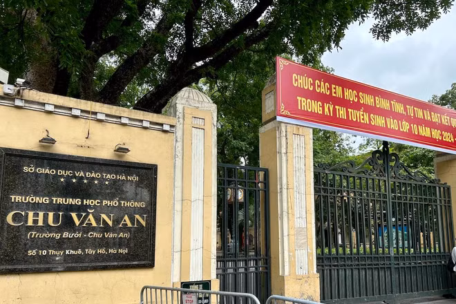 10 trường công lập của Hà Nội có điểm đầu vào lớp 10 cao nhất năm 2024