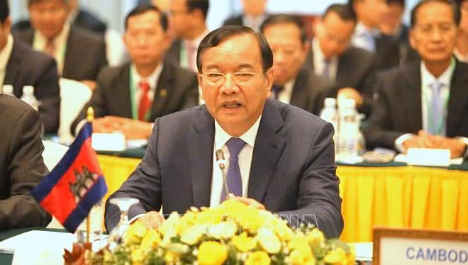 Ông Prak Sokhonn. (Ảnh: TTXVN) 