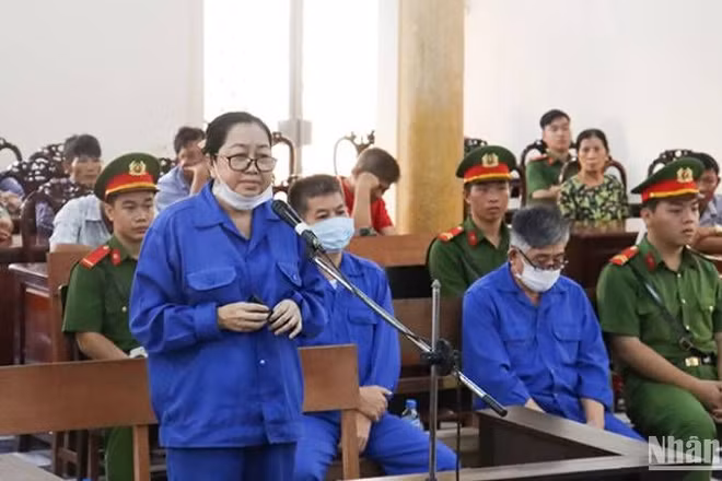 Bị cáo Nguyễn Thị Kim Hạnh.