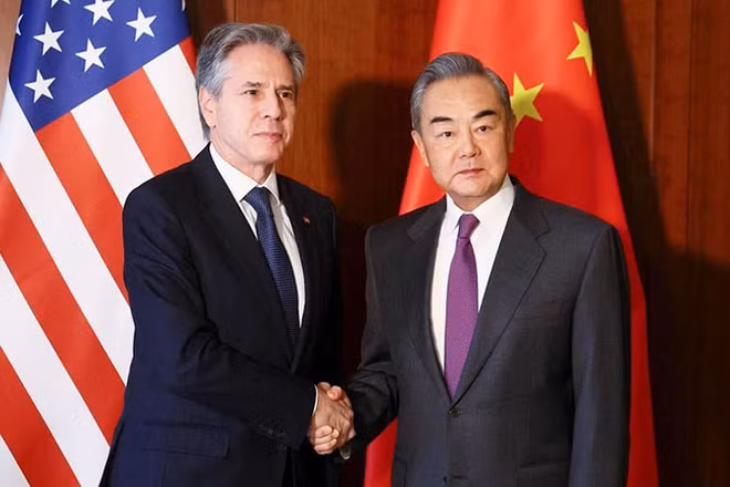 Các nhà ngoại giao Mỹ, Trung Quốc gặp gỡ tại Đức. (Ảnh: REUTERS)