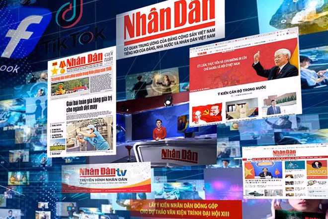 Thực hiện định hướng chỉ đạo của Ðại hội Ðảng lần thứ XIII đối với hoạt động báo chí, Báo Nhân Dân đẩy mạnh chuyển đổi số theo hướng phát triển thành cơ quan báo chí đa phương tiện chủ lực.