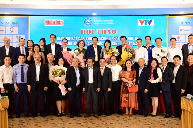 [Ảnh] Toàn cảnh Hội thảo "Tháo gỡ bất cập chính sách để phát huy vai trò của kinh tế tư nhân trong nền kinh tế Việt Nam" 