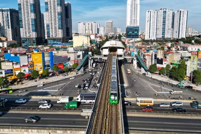 Tuyến đường sắt đô thị Cát Linh-Hà Đông.