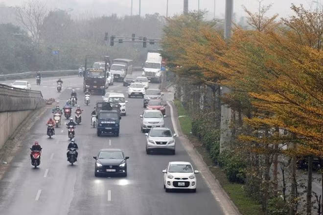 Khu vực Hà Nội sáng và đêm có mưa nhỏ, mưa phùn và sương mù, nhiệt độ cao nhất 25-27 độ C. (Ảnh minh họa)
