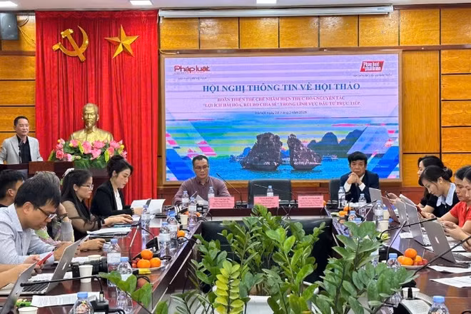 Toàn cảnh hội nghị thông tin hội thảo.