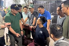 Phạm nhân Lê Văn Cường bị bắt sau 3 ngày trốn khỏi Trại giam A2. (Ảnh: Công an cung cấp)