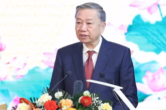 Tổng Bí thư Tô Lâm phát biểu tại lễ kỷ niệm.