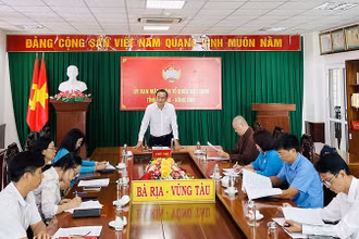 Ngày 26/6, Ủy ban Mặt trận Tổ quốc Việt Nam tỉnh Bà Rịa-Vũng Tàu (cũ) thống nhất hợp nhất Quỹ “An sinh xã hội” tỉnh và Quỹ “Vì người nghèo” tỉnh thành Quỹ “Vì người nghèo”. (Ảnh: Báo Bà Rịa-Vũng Tàu)