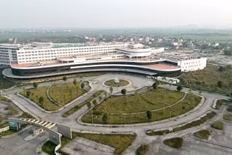 Cơ sở 2 Bệnh viện Bạch Mai. (Ảnh: TTXVN)
