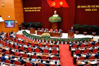 Sau Hội nghị Trung ương 11, khóa XIII, Bộ Chính trị, Ban Bí thư đã ban hành một số Kết luận về tập trung lãnh đạo, chỉ đạo hoàn thiện tổ chức bộ máy của hệ thống chính trị; củng cố, kiện toàn, nâng cao chất lượng hoạt động của các tổ chức cơ sở đảng, đáp ứng yêu cầu, nhiệm vụ trong tình hình mới. (Ảnh: Đăng Khoa)