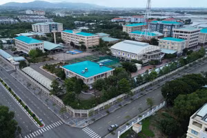 Toàn cảnh Trường Văn hóa Công an nhân dân V, tại Thành phố Hồ Chí Minh. (Ảnh: Lê Đình Thìn)