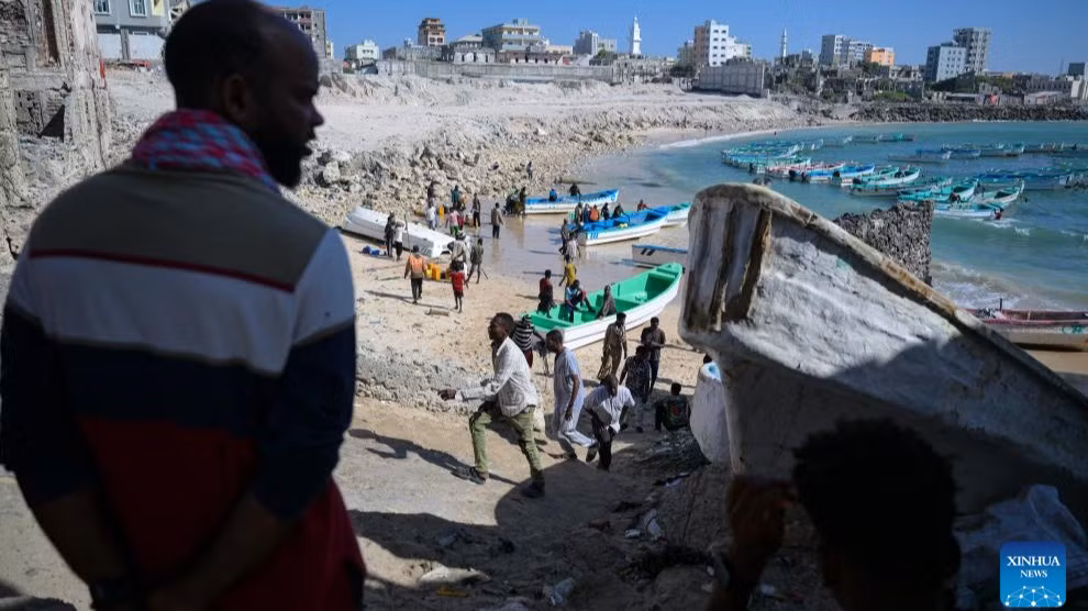 Người dân ở Mogadishu, Somalia. (Ảnh: Tân Hoa xã)