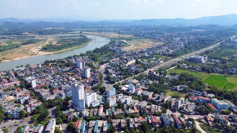 Một góc đô thị phường Minh Xuân, tỉnh Tuyên Quang.