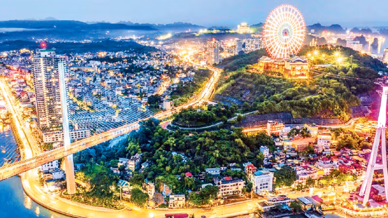 Một góc đô thị Quảng Ninh.