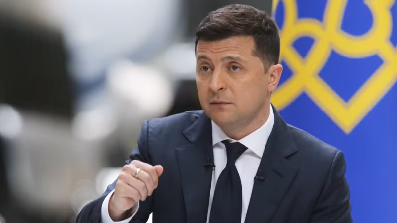 Tổng thống Ukraine Volodymyr Zelensky. (Ảnh: Tân Hoa xã)