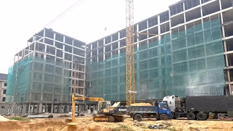 Một dự án nhà ở xã hội ở Bảo Ninh, tỉnh Quảng Trị.