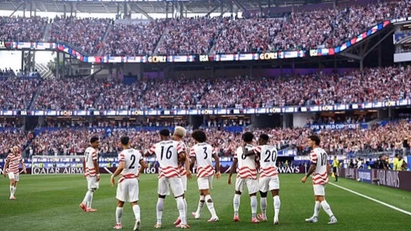 Đội tuyển Mỹ đang có tâm lý vô cùng thoải mái sau tấm vé đi tiếp sớm. (Ảnh: FIFA)