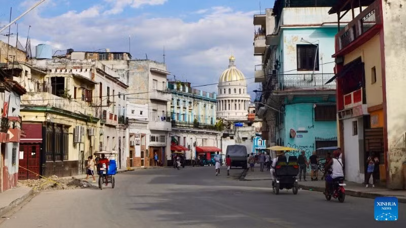 Một góc Thủ đô La Habana của Cuba. (Ảnh: Xinhua)