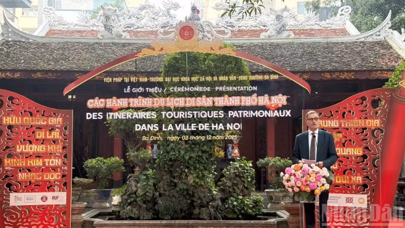 Đại sứ Pháp tại Việt Nam Olivier Brochet khẳng định dự án là minh chứng sống động cho mối quan hệ Pháp-Việt trên các lĩnh vực văn hóa, di sản và đổi mới sáng tạo.