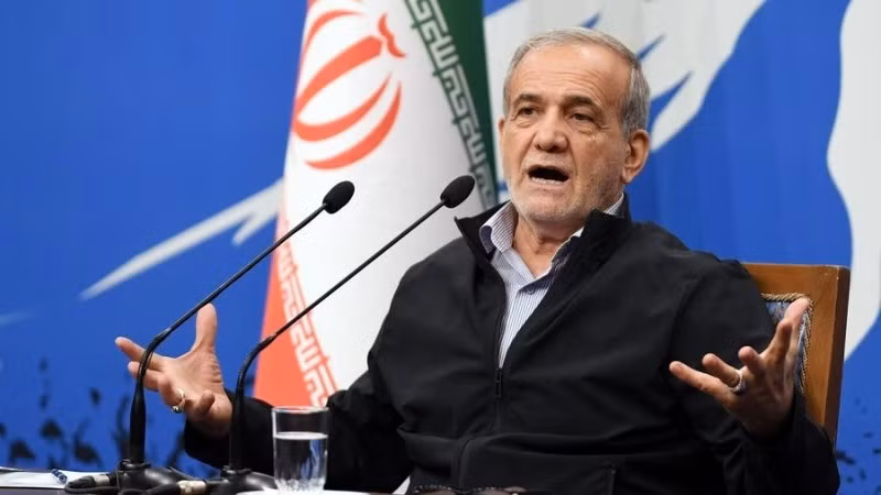 Tổng thống Iran Masoud Pezeshkian. (Ảnh: XINHUA)