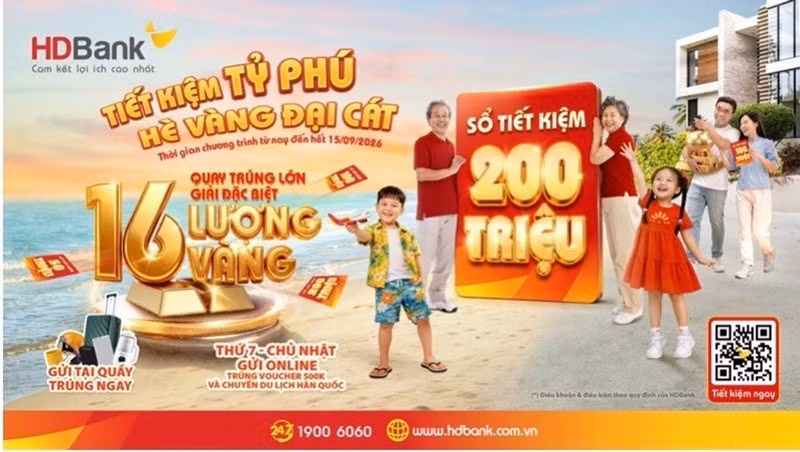 Chỉ còn đến ngày 15/9 để gia tăng cơ hội trở thành chủ nhân 16 lượng vàng.