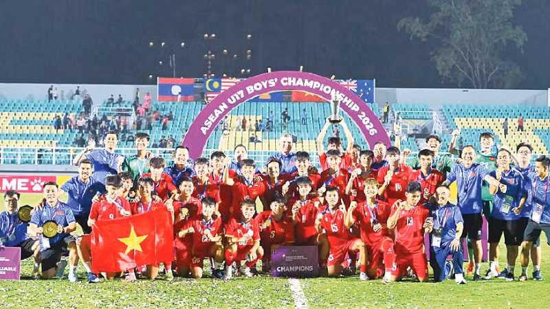 U17 Việt Nam được kỳ vọng sẽ tạo nên bất ngờ tại Giải bóng đá U17 châu Á 2026.