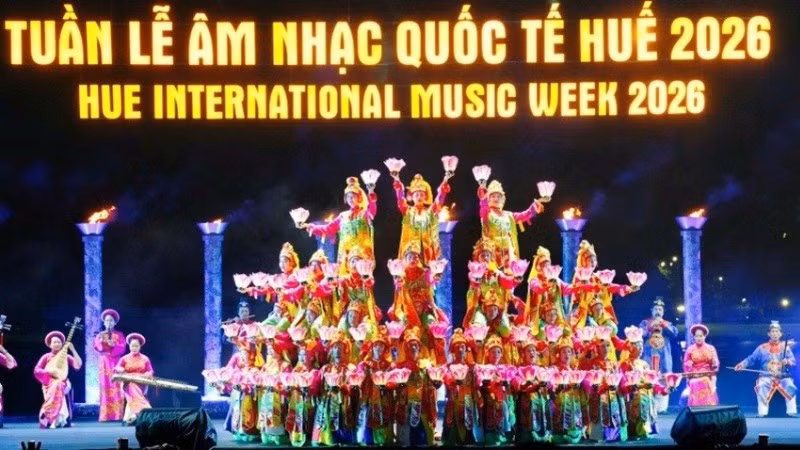Tuần lễ Âm nhạc quốc tế Huế 2026 chính thức khai mạc tối 13/6 bên bờ sông Hương.