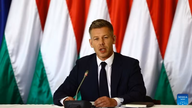 Thủ tướng Hungary Péter Magyar. (Ảnh: Xinhua)