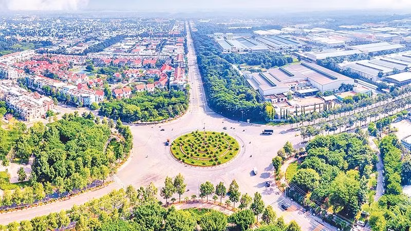 Khu công nghiệp Mỹ Phước, Thành phố Hồ Chí Minh nhìn từ trên cao (Ảnh CTV)