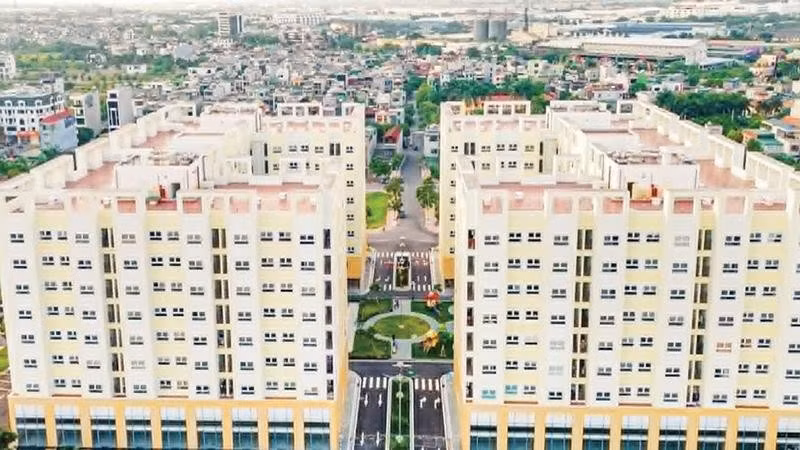Khu nhà ở xã hội Vũ Phúc, tỉnh Hưng Yên.