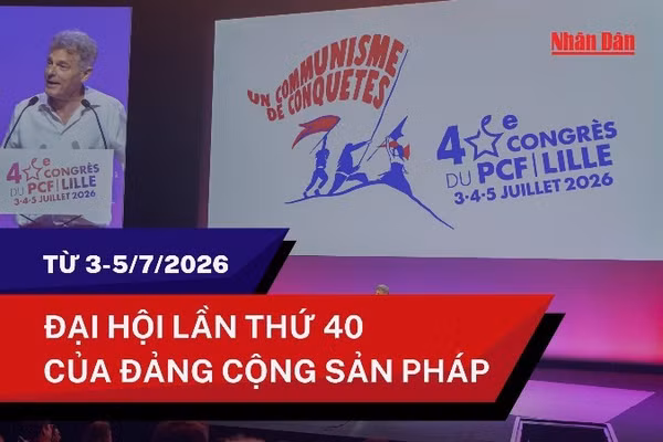 Đại hội toàn quốc lần thứ 40 của Đảng Cộng sản Pháp.
