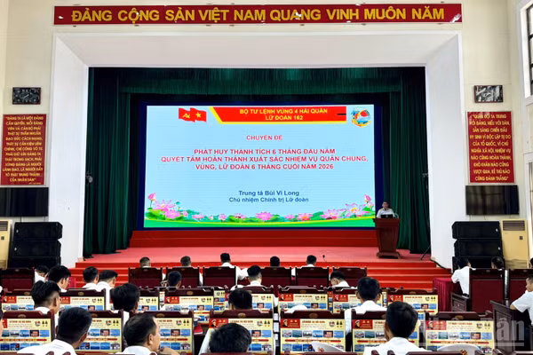 Quảng cảnh hội nghị. (Ảnh: TẤT THẮNG)