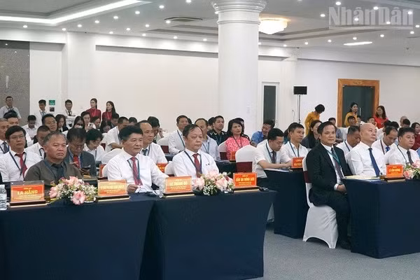 Đại biểu dự hội nghị xúc tiến thương mại, thúc đẩy xuất nhập khẩu khu vực miền bắc năm 2026. (Ảnh: LÊ LAN)