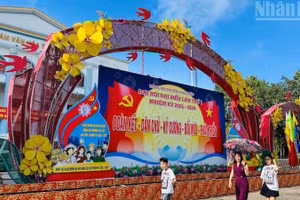 Từ phường Bạc Liêu đến các xã vùng xa, vùng ven biển không khí chuẩn bị Đại hội Đảng bộ cơ sở diễn ra khẩn trương, chu đáo, nhưng không phô trương, thiết thực, tiết kiệm. (Ảnh: TRỌNG DUY)