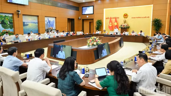 Quang cảnh hội nghị tại Nhà Quốc hội. (Ảnh: DUY LINH)
