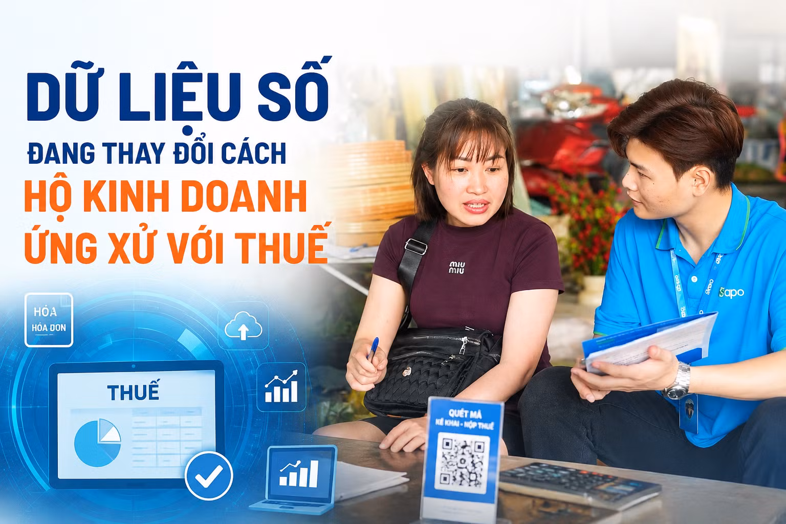 Hộ kinh doanh tìm hiểu giải pháp công nghệ và quản lý bán hàng trong quá trình chuyển đổi số. 