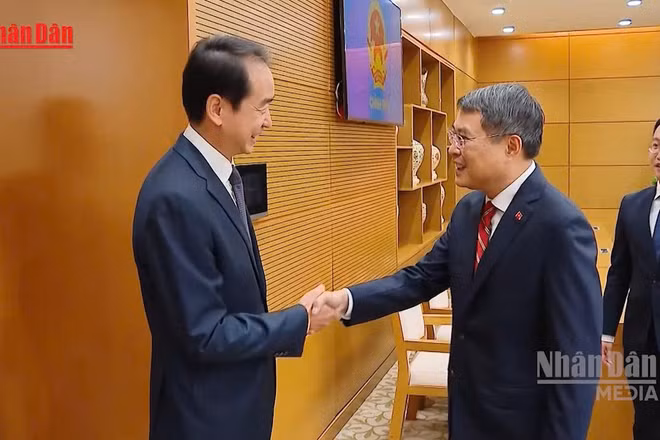 [Video] Thủ tướng Lê Minh Hưng tiếp Đại sứ Trung Quốc Hà Vĩ