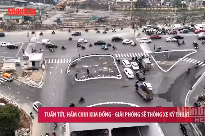[Video] Tuần tới, hầm chui Kim Đồng – Giải Phóng sẽ thông xe kỹ thuật