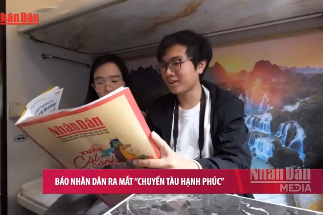 [Video] “Chuyến tàu hạnh phúc”: Lan tỏa giá trị nhân văn chào Xuân mới