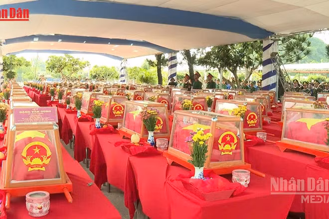 [Video] Truy điệu, an táng 235 hài cốt liệt sỹ tại tỉnh An Giang