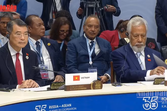 [Video] Thủ tướng Lê Minh Hưng dự Hội nghị Cấp cao Kỷ niệm 35 năm quan hệ ASEAN-Nga